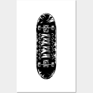 SneakersBoard. Black ink print. Posters and Art